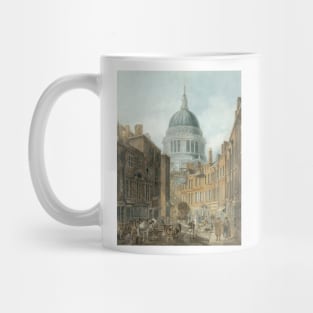 St. Paul's Cathedral from St. Martin's-le-Grand by Thomas Girtin Mug